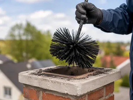 Flue brushing in Northstone